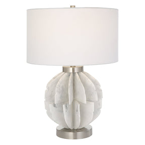 Uttermost Repetition White Marble Table Lamp - Home Elegance USA