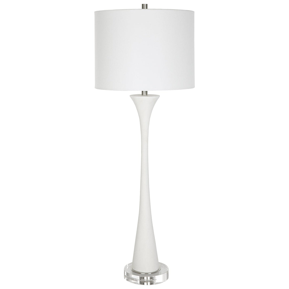 Uttermost Fountain White Marble Buffet Lamp - Home Elegance USA