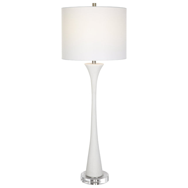 Uttermost Fountain White Marble Buffet Lamp - Home Elegance USA