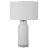 Albany White Farmhouse Table Lamp | Uttermost | Home Elegance USA