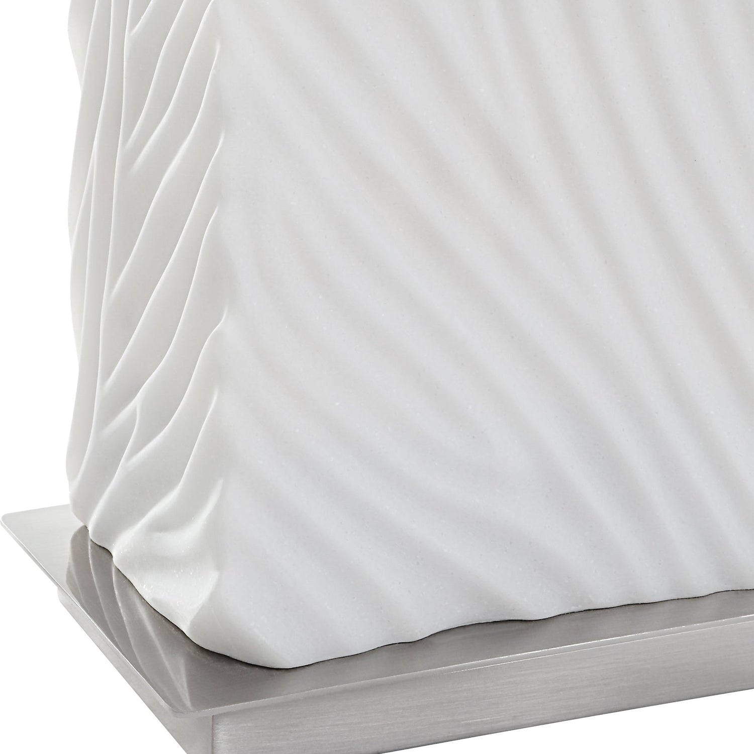 Uttermost Pillar White Marble Table Lamp - Home Elegance USA