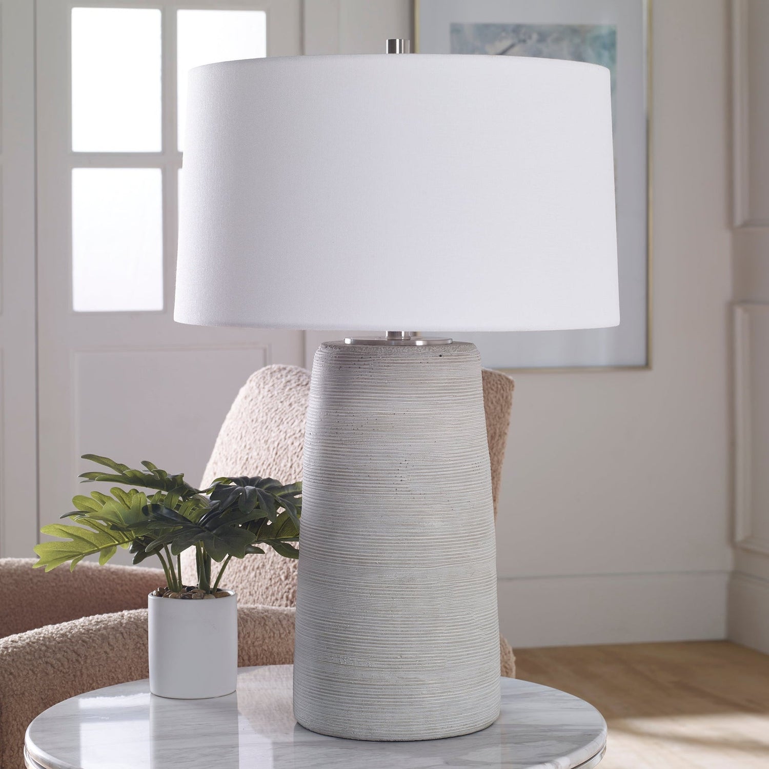 Uttermost Mountainscape Ceramic Table Lamp - Home Elegance USA