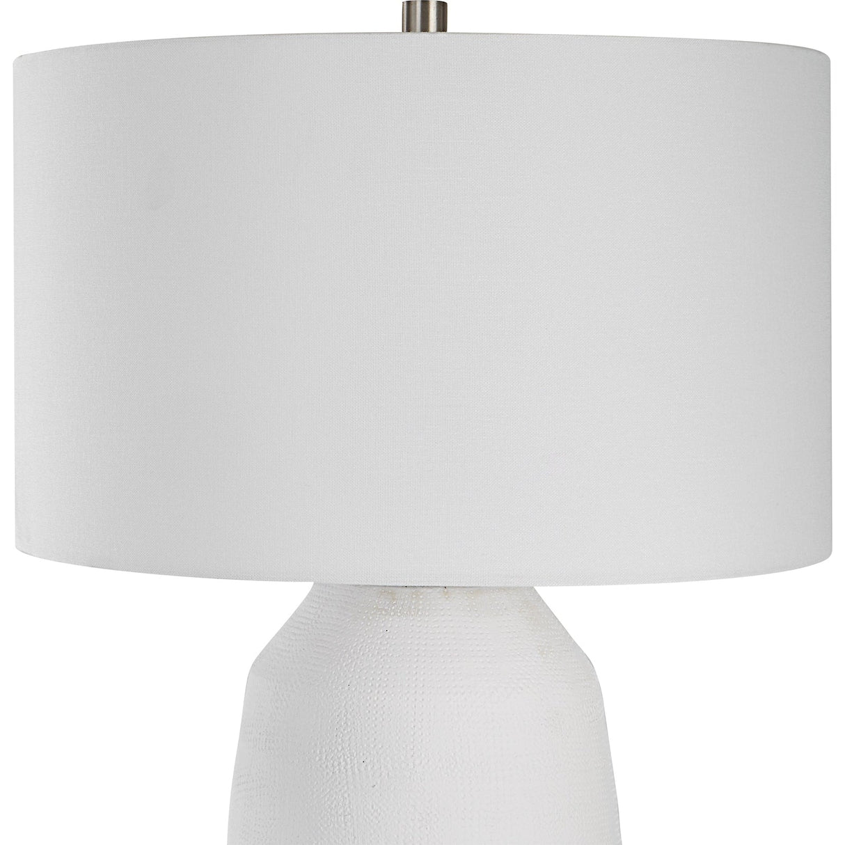 Uttermost Heir Chalk White Table Lamp - Home Elegance USA