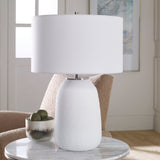 Uttermost Heir Chalk White Table Lamp - Home Elegance USA