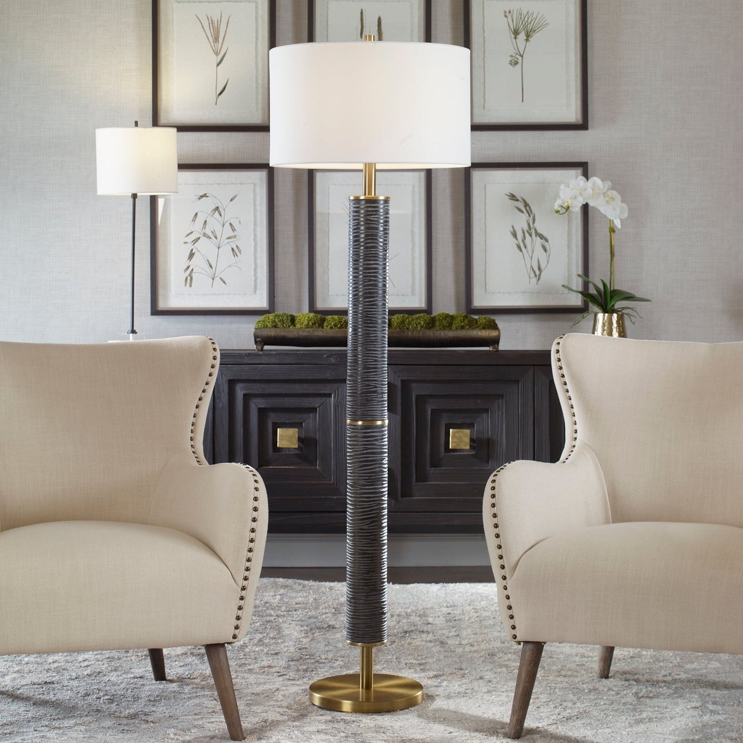 Uttermost Summit Rustic Floor Lamp - Home Elegance USA