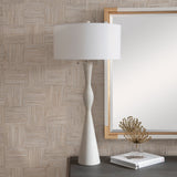 Uttermost Sharma Ivory Stone Table Lamp - Home Elegance USA