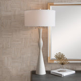 Uttermost Sharma Ivory Stone Table Lamp - Home Elegance USA