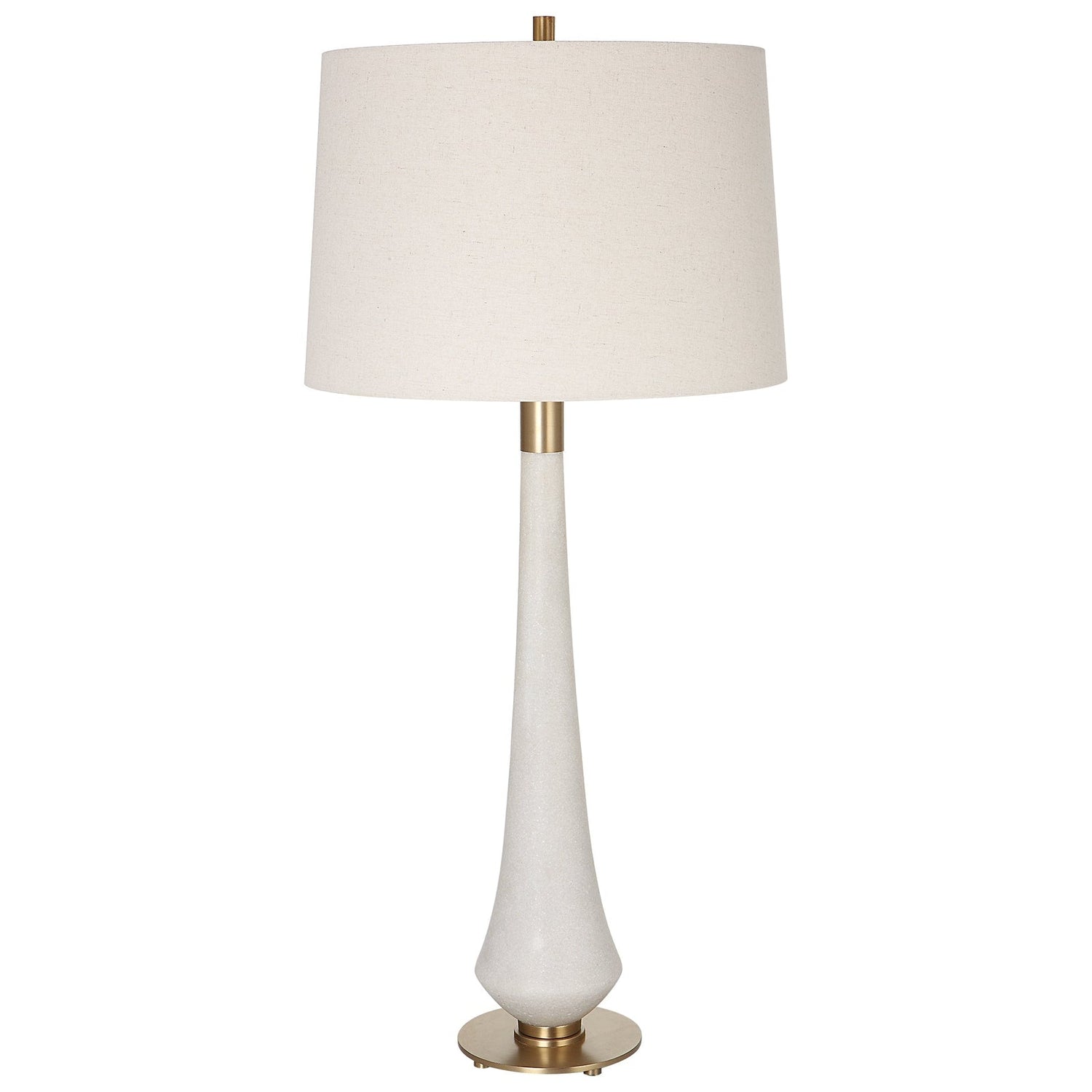 Uttermost Marille Ivory Stone Table Lamp - Home Elegance USA