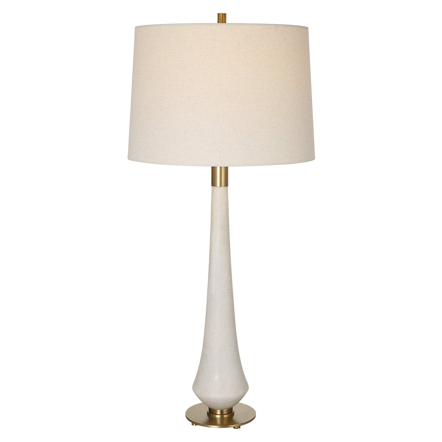 Uttermost Marille Ivory Stone Table Lamp - Home Elegance USA
