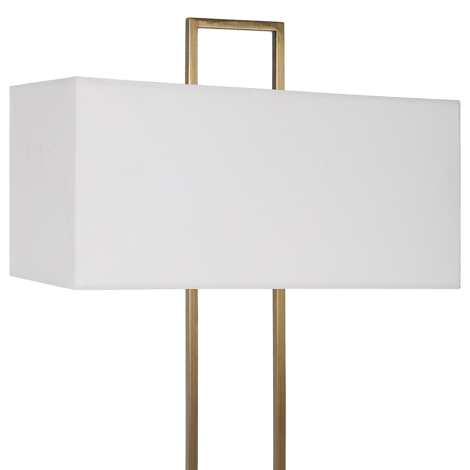 Uttermost Column White Marble Table Lamp - Home Elegance USA