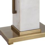 Uttermost Column White Marble Table Lamp - Home Elegance USA