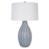 Uttermost Veston Blue Glaze Table Lamp - Home Elegance USA