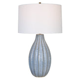 Uttermost Veston Blue Glaze Table Lamp - Home Elegance USA