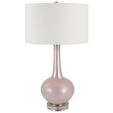 Uttermost Rosa Pink Glass Table Lamp - Home Elegance USA