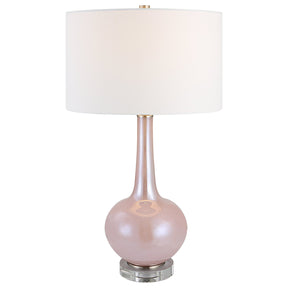 Uttermost Rosa Pink Glass Table Lamp - Home Elegance USA