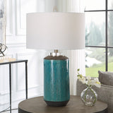 Uttermost Maui Aqua Blue Table Lamp - Home Elegance USA