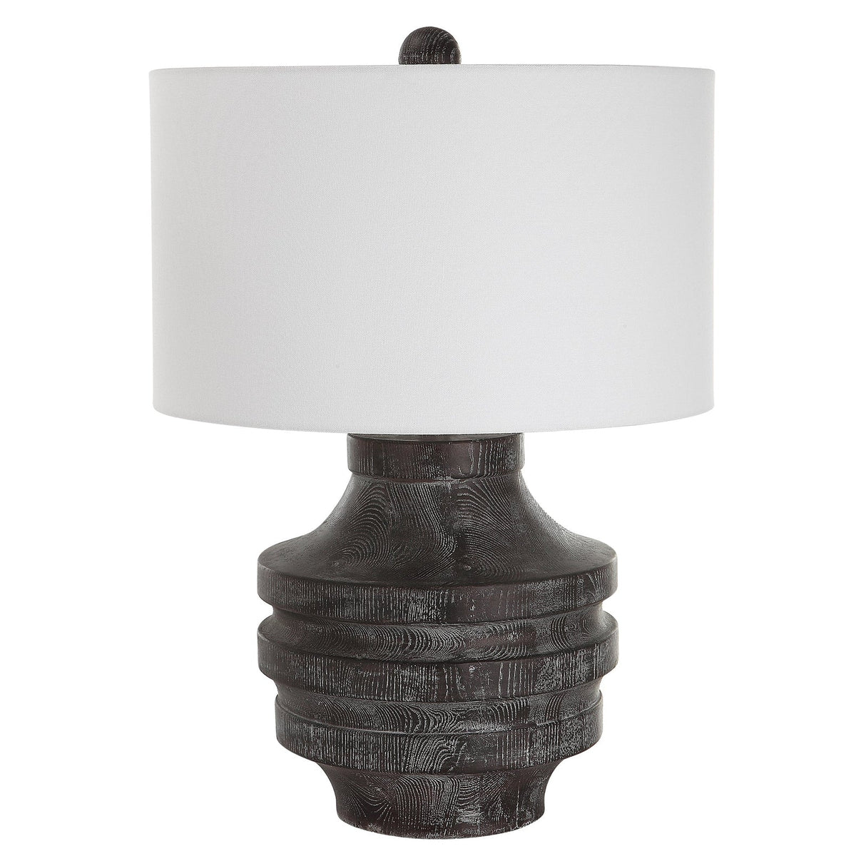 Uttermost Timber Carved Wood Table Lamp - Home Elegance USA