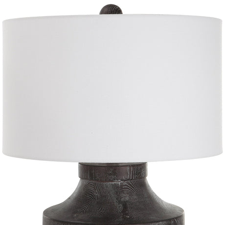 Uttermost Timber Carved Wood Table Lamp - Home Elegance USA