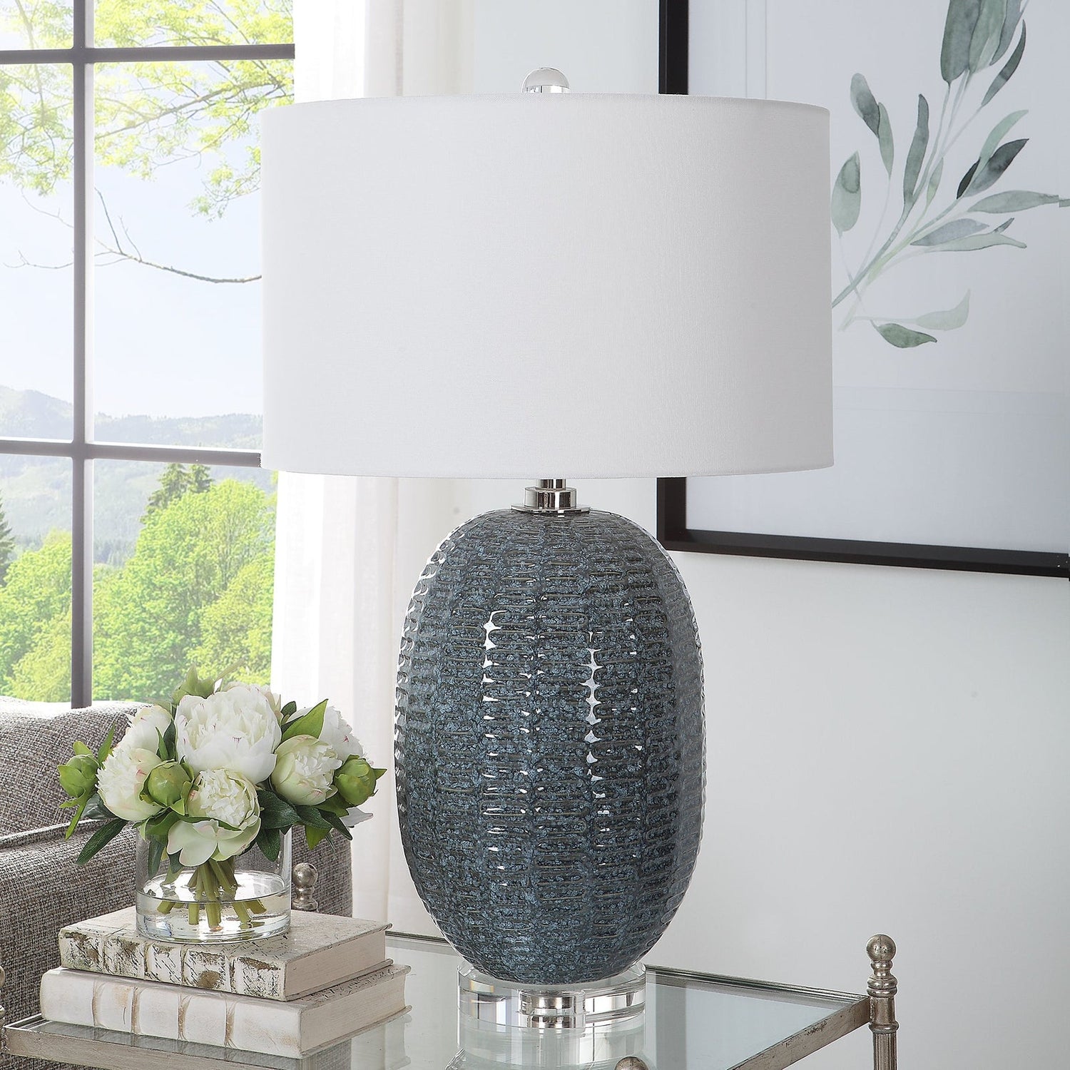 Caralina Geometric Table Lamp | Uttermost | Home Elegance USA