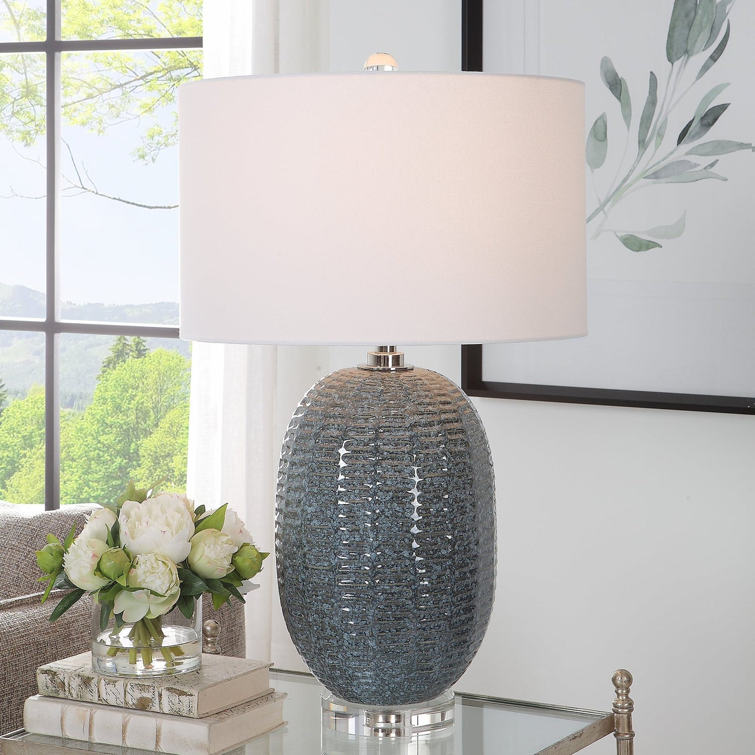 Caralina Geometric Table Lamp | Uttermost | Home Elegance USA