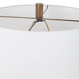 Uttermost Link Brushed Gold Floor Lamp - Home Elegance USA