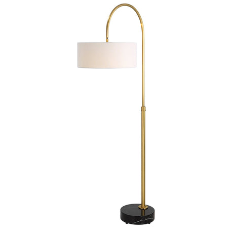Uttermost Huxford Brass Arch Floor Lamp - Home Elegance USA