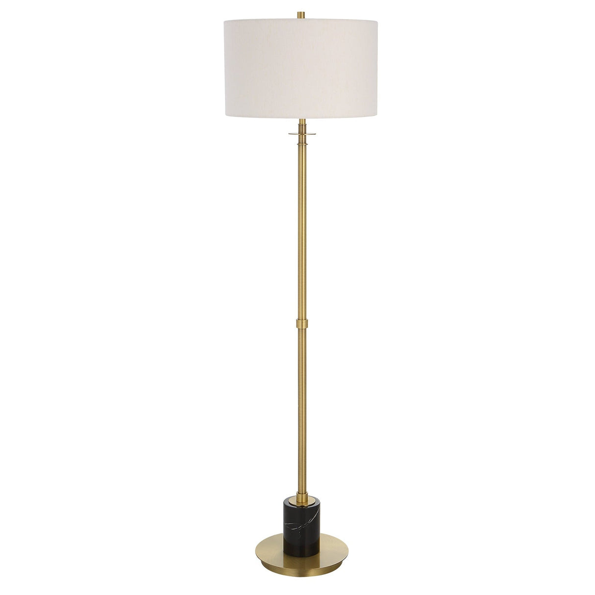 Uttermost Guard Brass Floor Lamp - Home Elegance USA