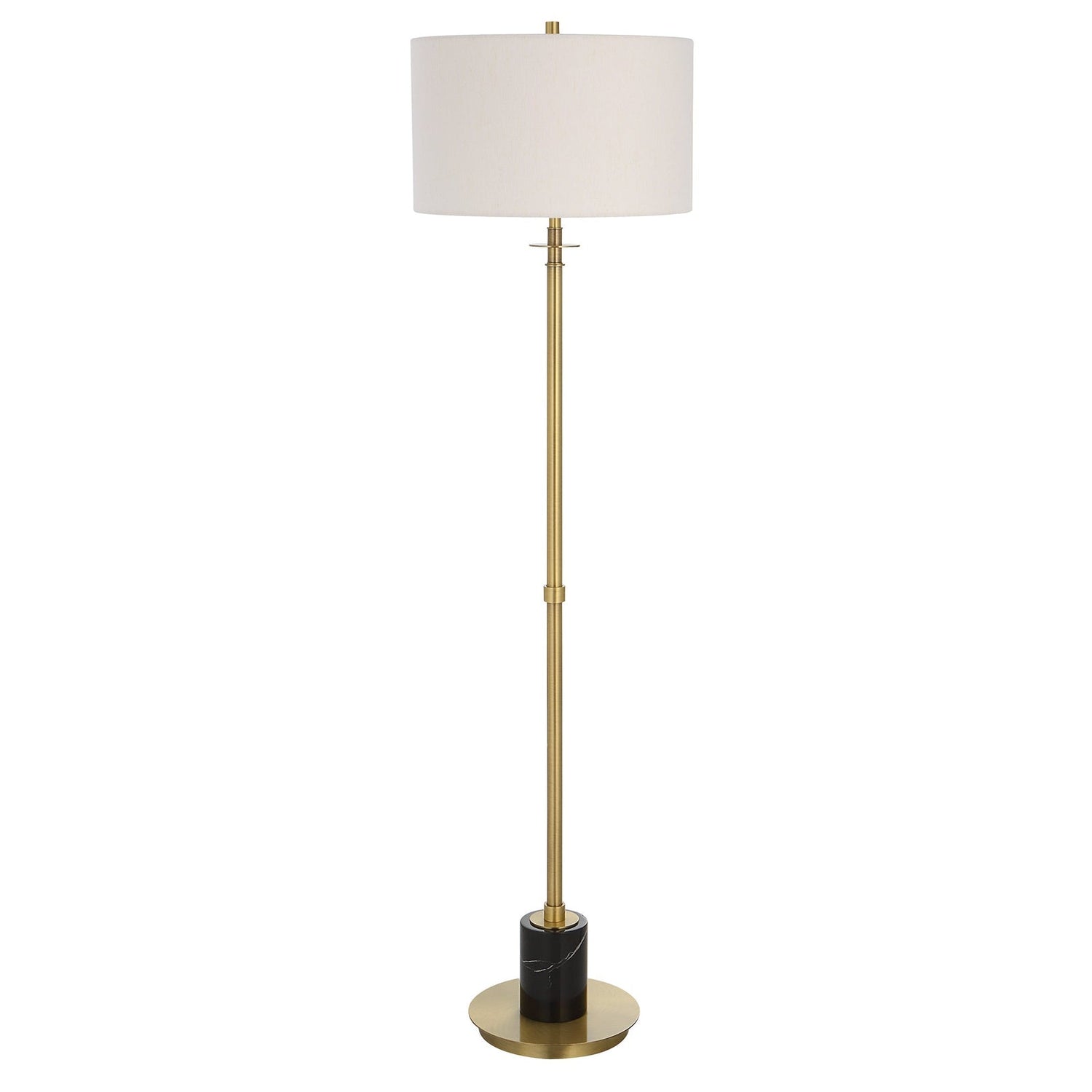 Uttermost Guard Brass Floor Lamp - Home Elegance USA