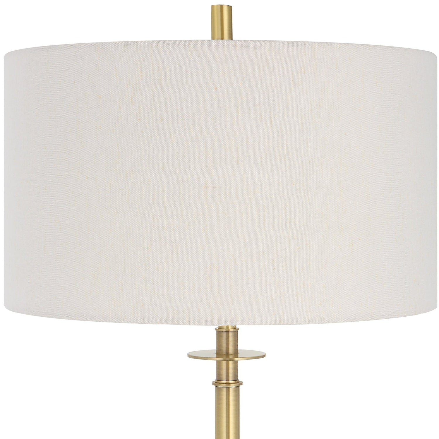 Uttermost Guard Brass Floor Lamp - Home Elegance USA