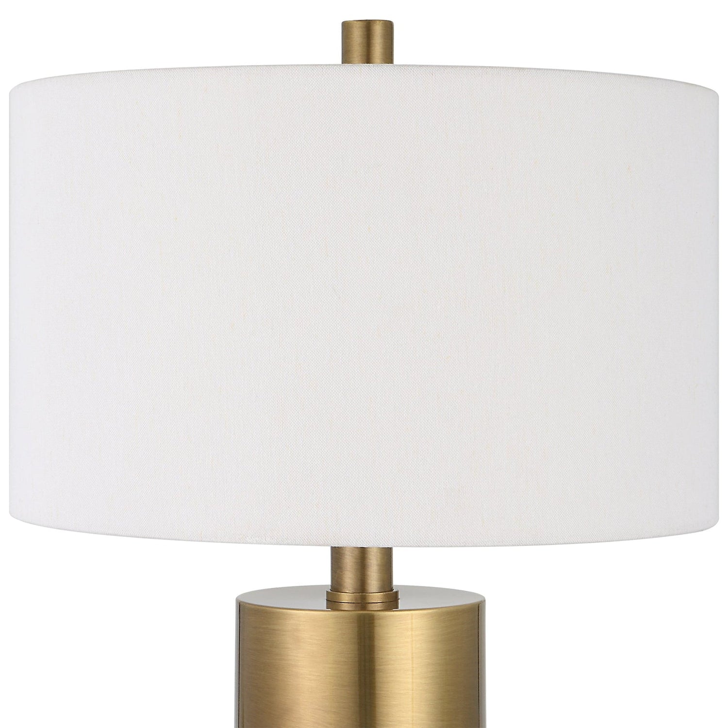 Adelia Ivory & Brass Table Lamp | Uttermost | Home Elegance USA
