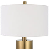 Adelia Ivory & Brass Table Lamp | Uttermost | Home Elegance USA