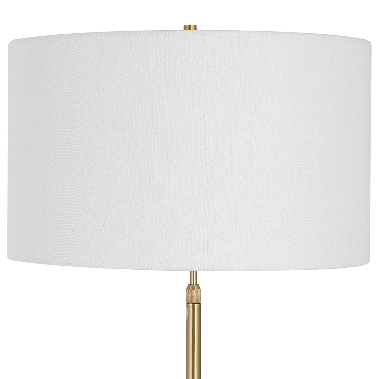 Uttermost Prominence Brass Floor Lamp - Home Elegance USA