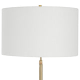 Uttermost Prominence Brass Floor Lamp - Home Elegance USA