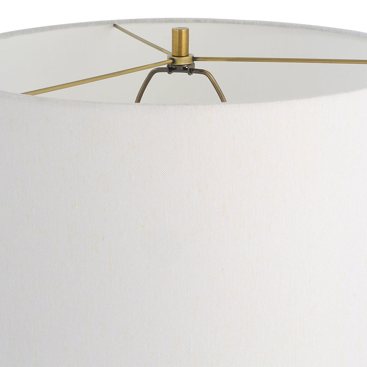 Uttermost Prominence Brass Floor Lamp - Home Elegance USA