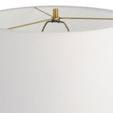 Uttermost Prominence Brass Floor Lamp - Home Elegance USA