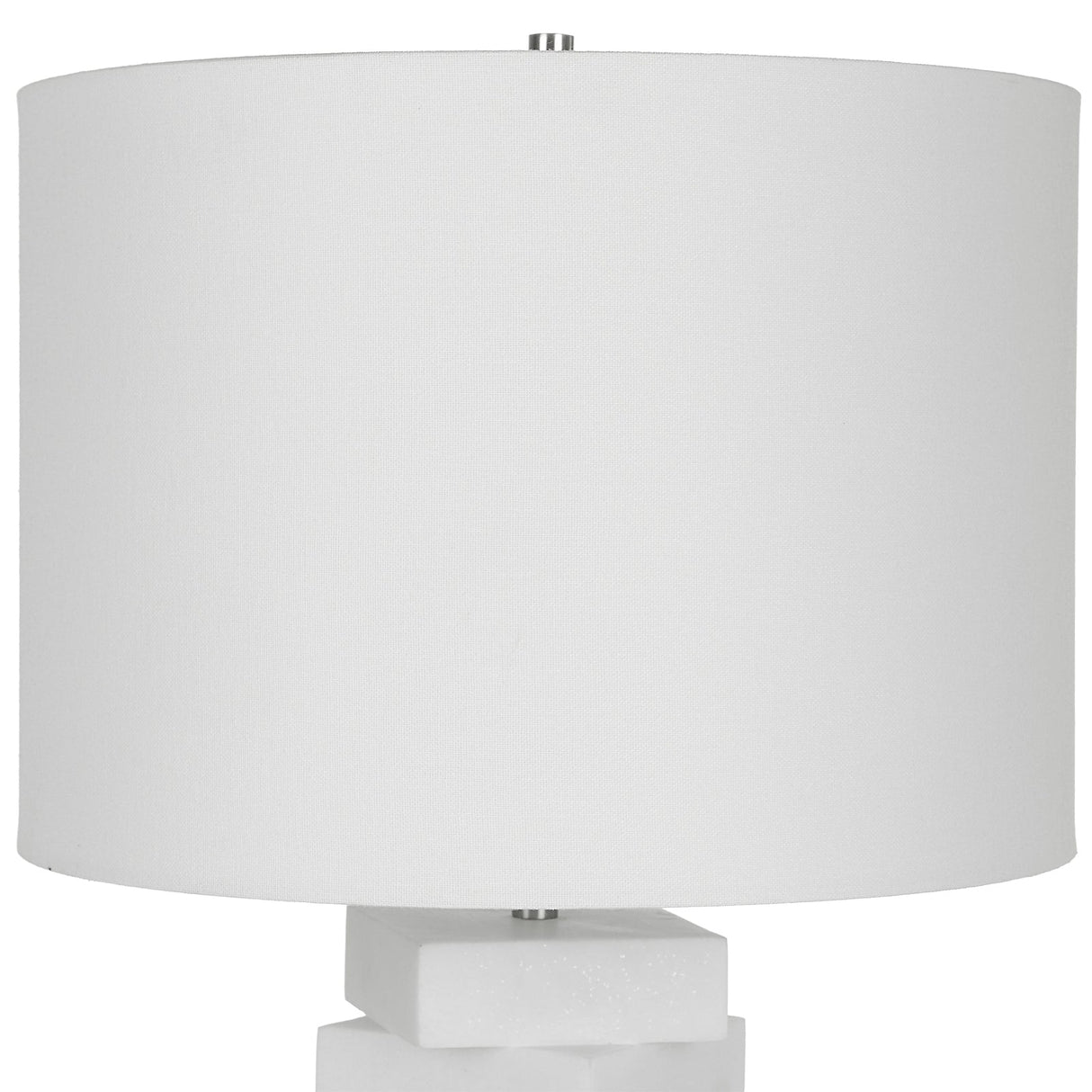 Ascent White Geometric Table Lamp | Uttermost | Home Elegance USA
