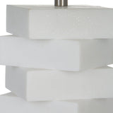 Ascent White Geometric Table Lamp | Uttermost | Home Elegance USA
