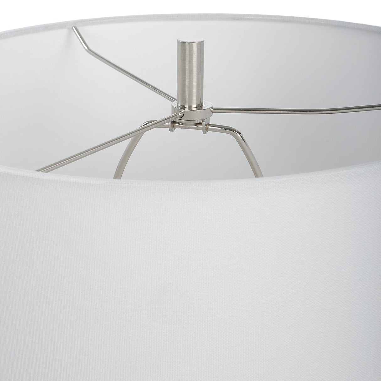 Ascent White Geometric Table Lamp | Uttermost | Home Elegance USA