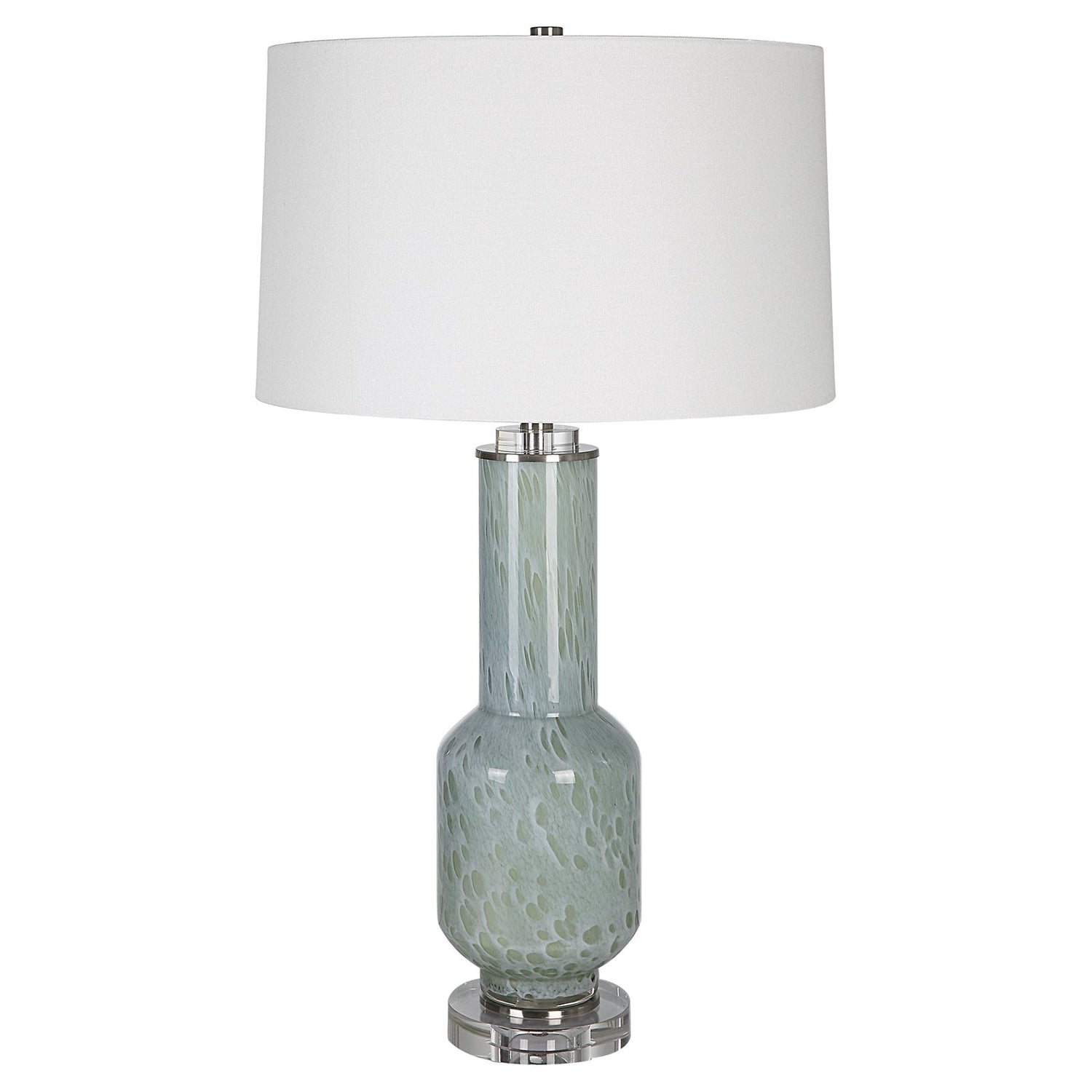 Uttermost Imperia Aqua Gray Table Lamp - Home Elegance USA
