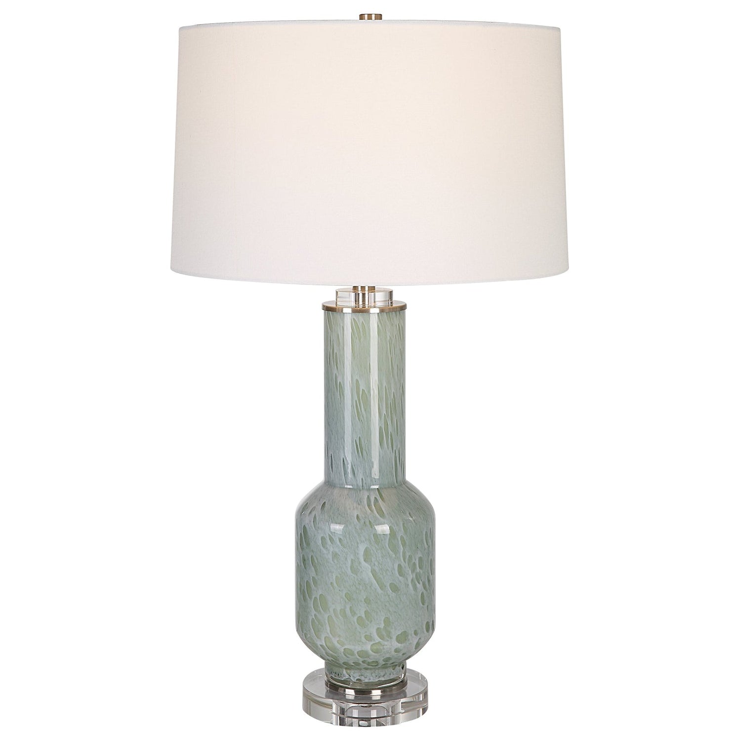 Uttermost Imperia Aqua Gray Table Lamp - Home Elegance USA