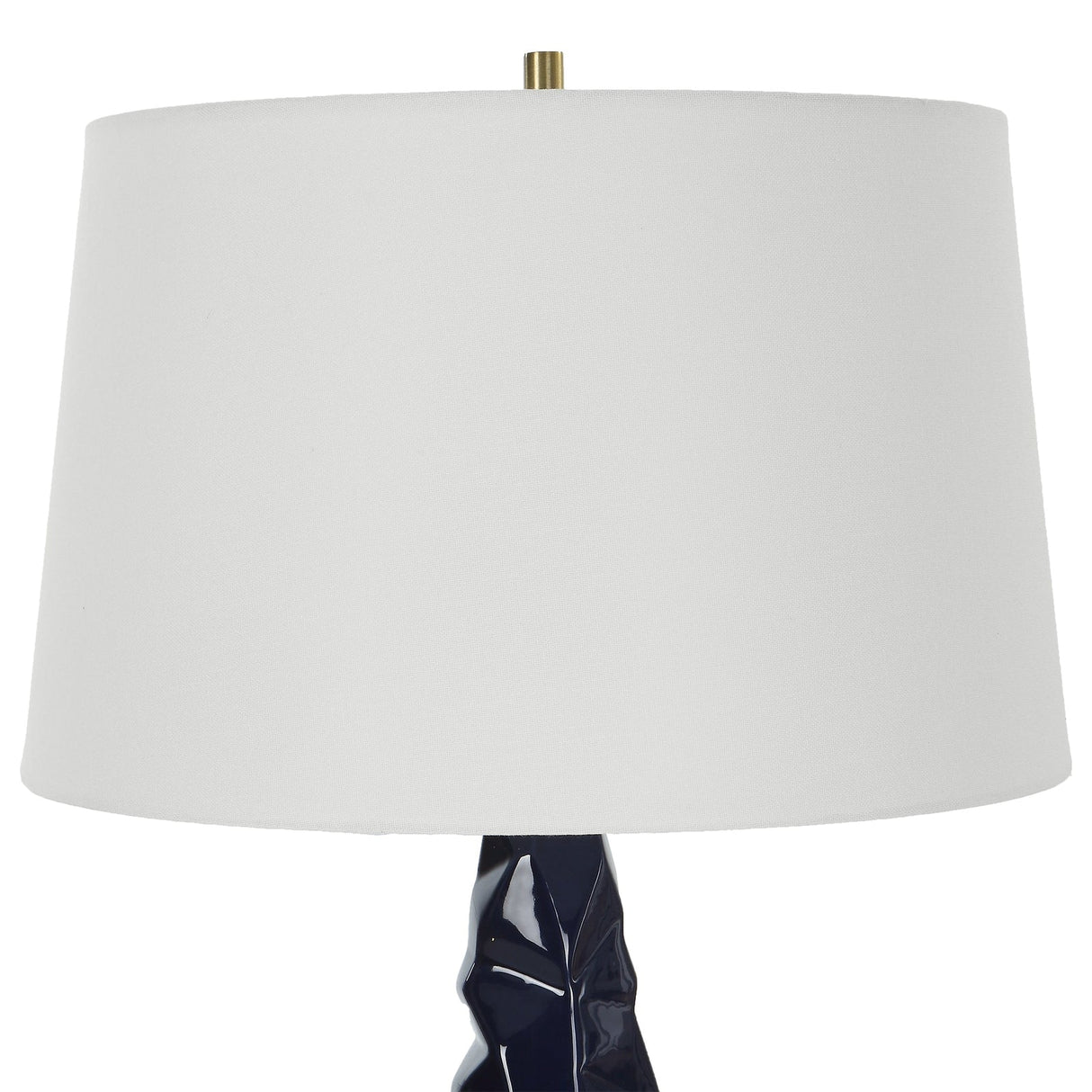 Uttermost Kavos Geometric Blue Table Lamp - Home Elegance USA