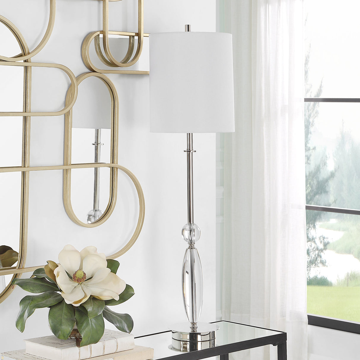 Uttermost Sceptre Crystal Buffet Lamp - Home Elegance USA