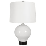 Uttermost Collar Gloss White Table Lamp - Home Elegance USA