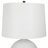 Uttermost Collar Gloss White Table Lamp - Home Elegance USA
