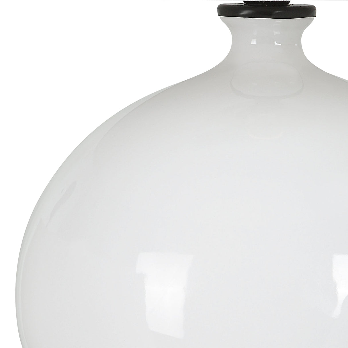 Uttermost Collar Gloss White Table Lamp - Home Elegance USA