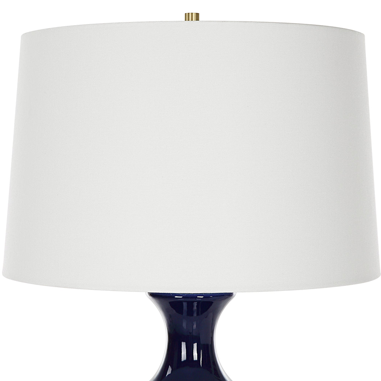 Uttermost Coil Sculpted Blue Table Lamp - Home Elegance USA