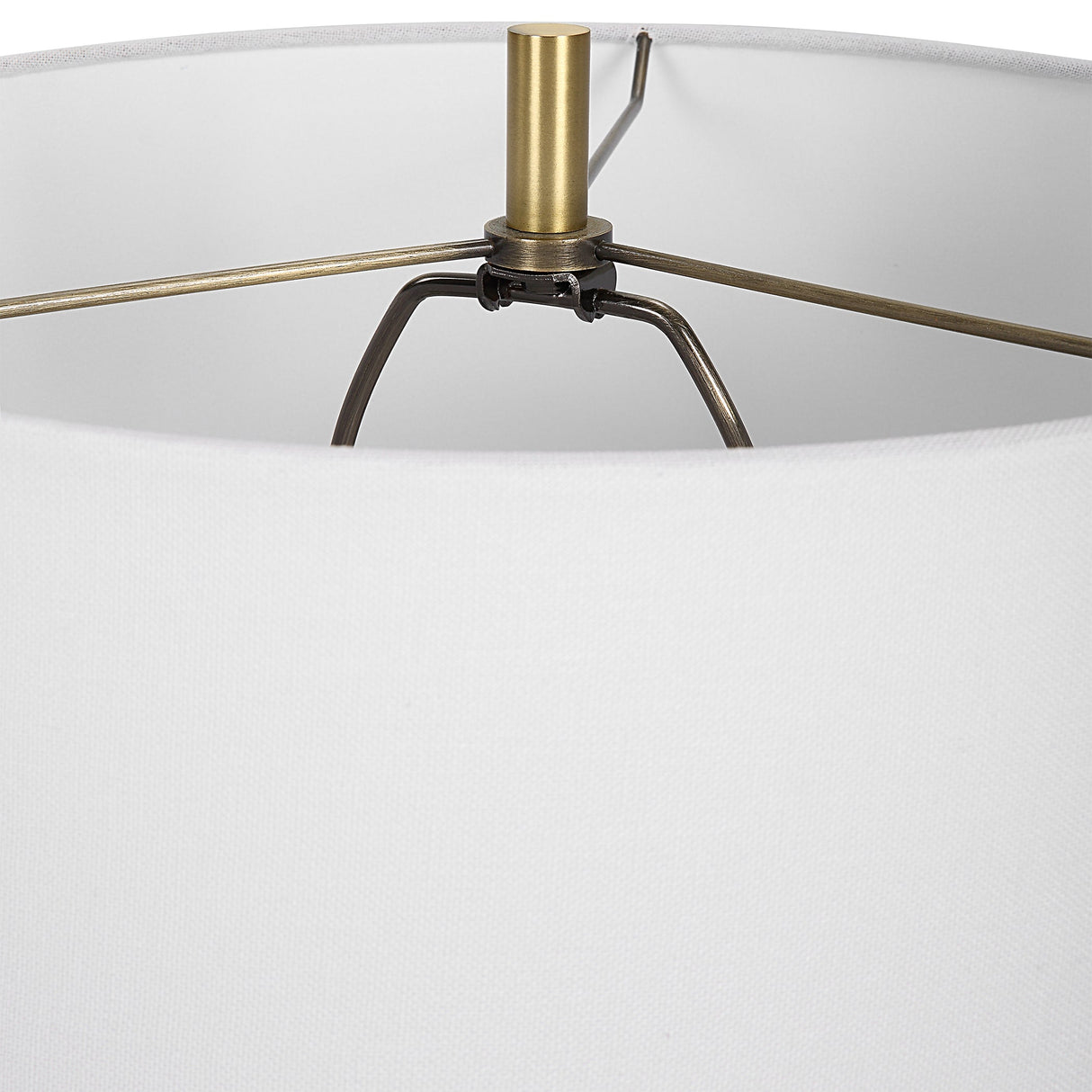 Uttermost Coil Sculpted Blue Table Lamp - Home Elegance USA