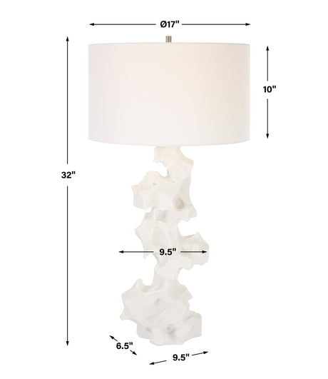 Uttermost Remnant White Marble Table Lamp - Home Elegance USA