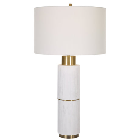 Uttermost Ruse Whitewashed Table Lamp - Home Elegance USA