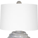 Uttermost Waves Blue & White Accent Lamp - Home Elegance USA